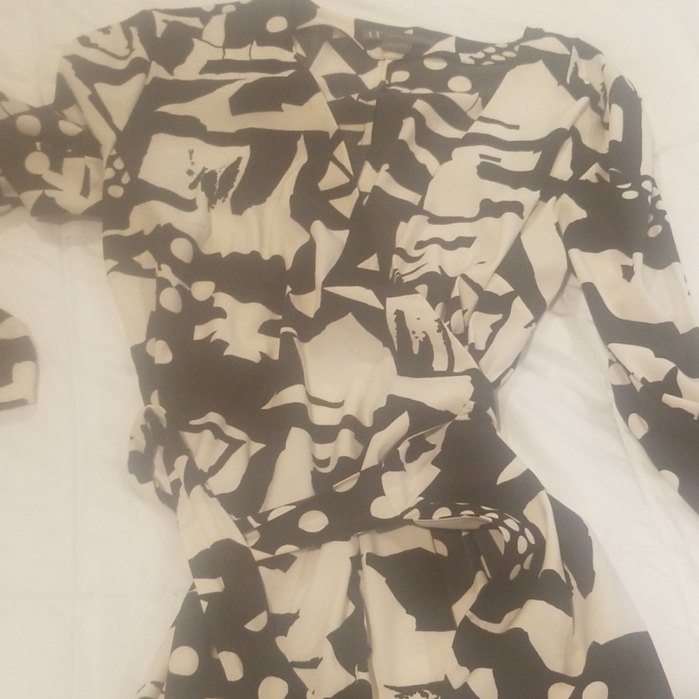 Armani exchange wrap short dress